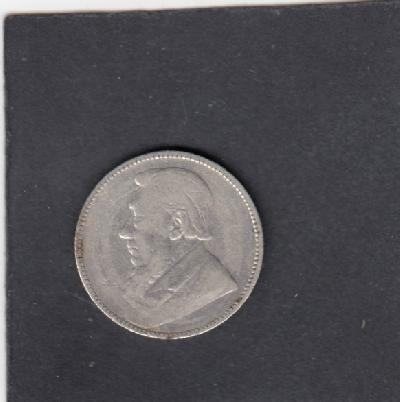 Beschrijving: 1 Shilling  P.KRUGER